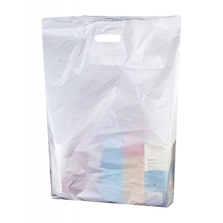 Пакет ВУР 50*60см(+3см), 50мкм, ПВД, белый