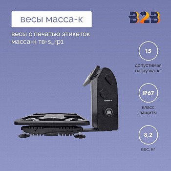 Весы с печатью этикеток МАССА-К ТВ-S_RP1