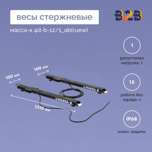 Весы стержневые МАССА-К 4D-B-12/1_AB(RUEW)