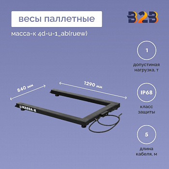 Весы паллетные МАССА-К 4D-U-1_AB(RUEW)