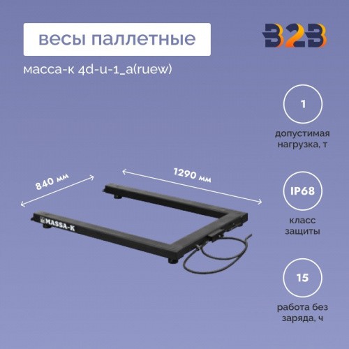 Весы паллетные МАССА-К 4D-U-1_A(RUEW)