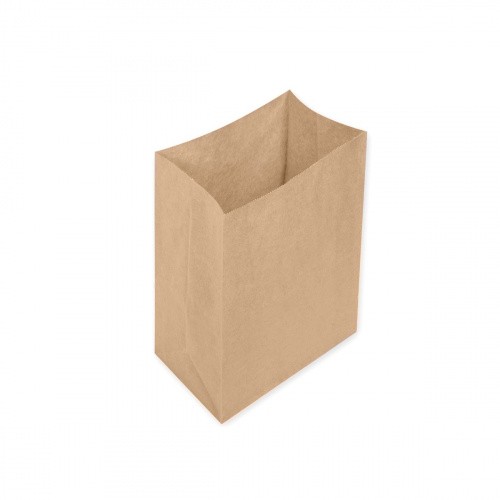 Крафт пакет с прямоугольным дном 180*120*290 мм 50 г/м2 бурый