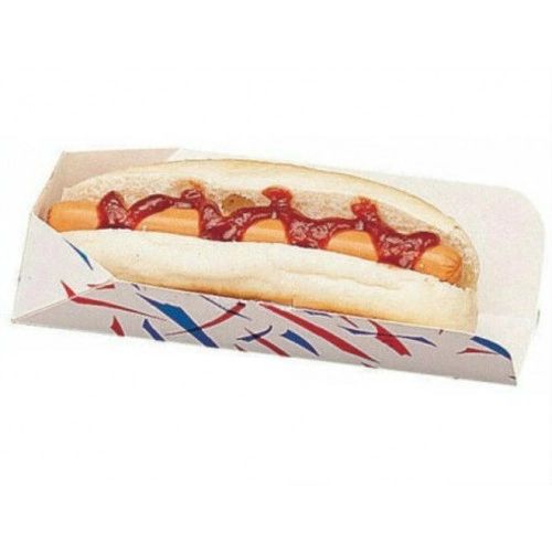 Лоток для хот-дога 250x80x50 мм из картона