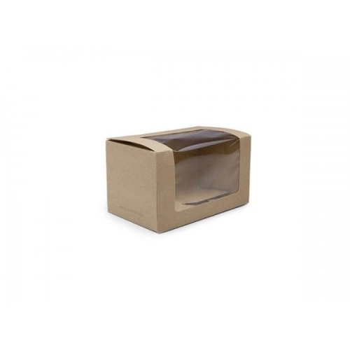 Коробка для сэндвичей Bloomer с окном из PLA